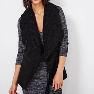 RW&CO Sherpa Faux Suede vest XS